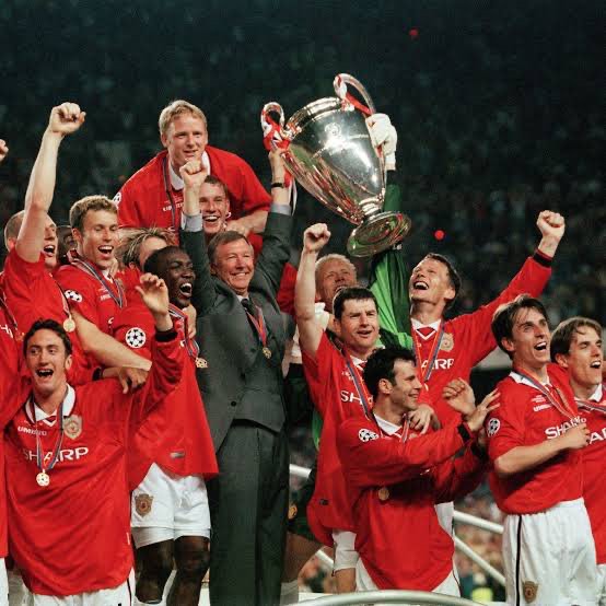 Man United won the 1999 UCL title