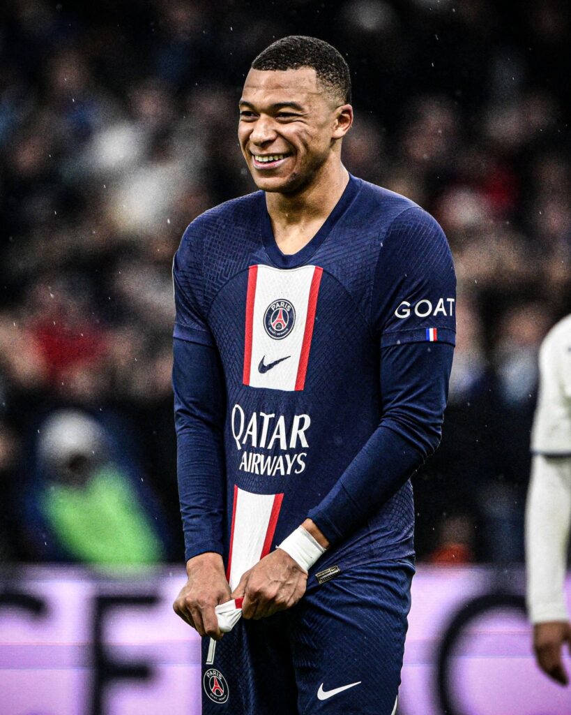 Former PSG star Kylian Mbappé