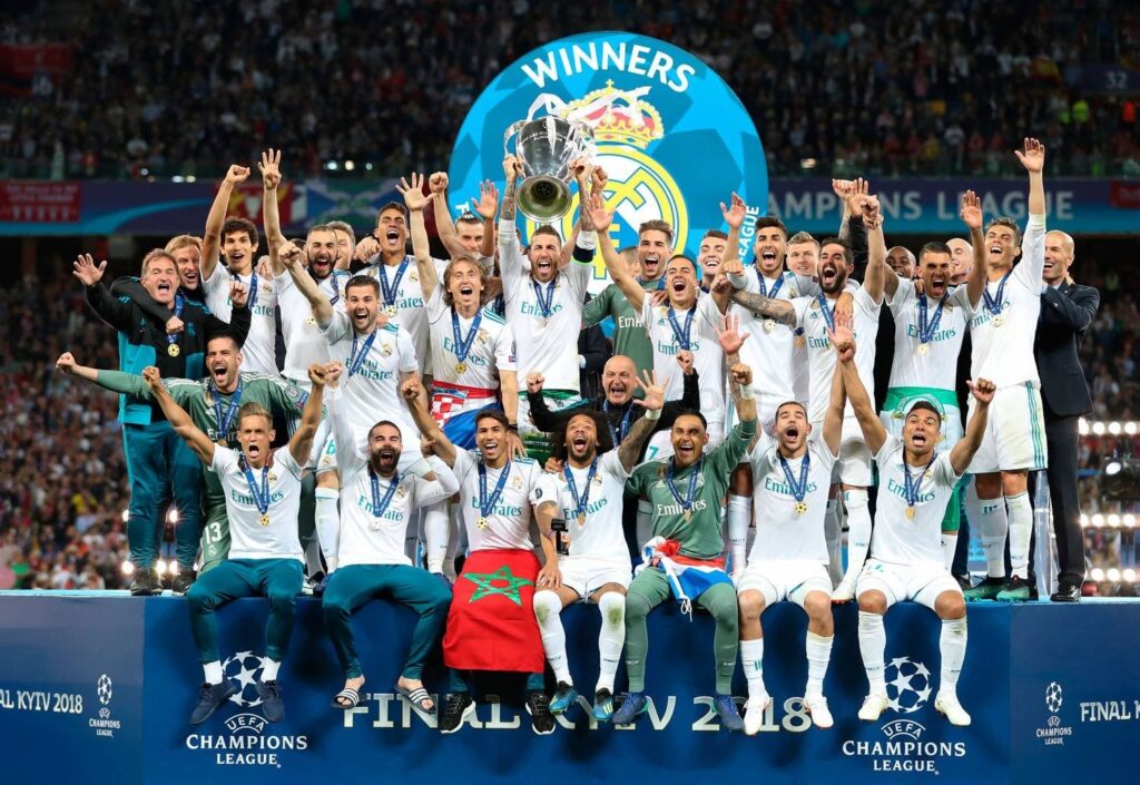 UCL All-time winners Real Madrid