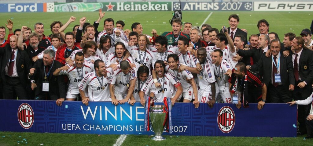 Milan the most UCL decorated team in Italy
