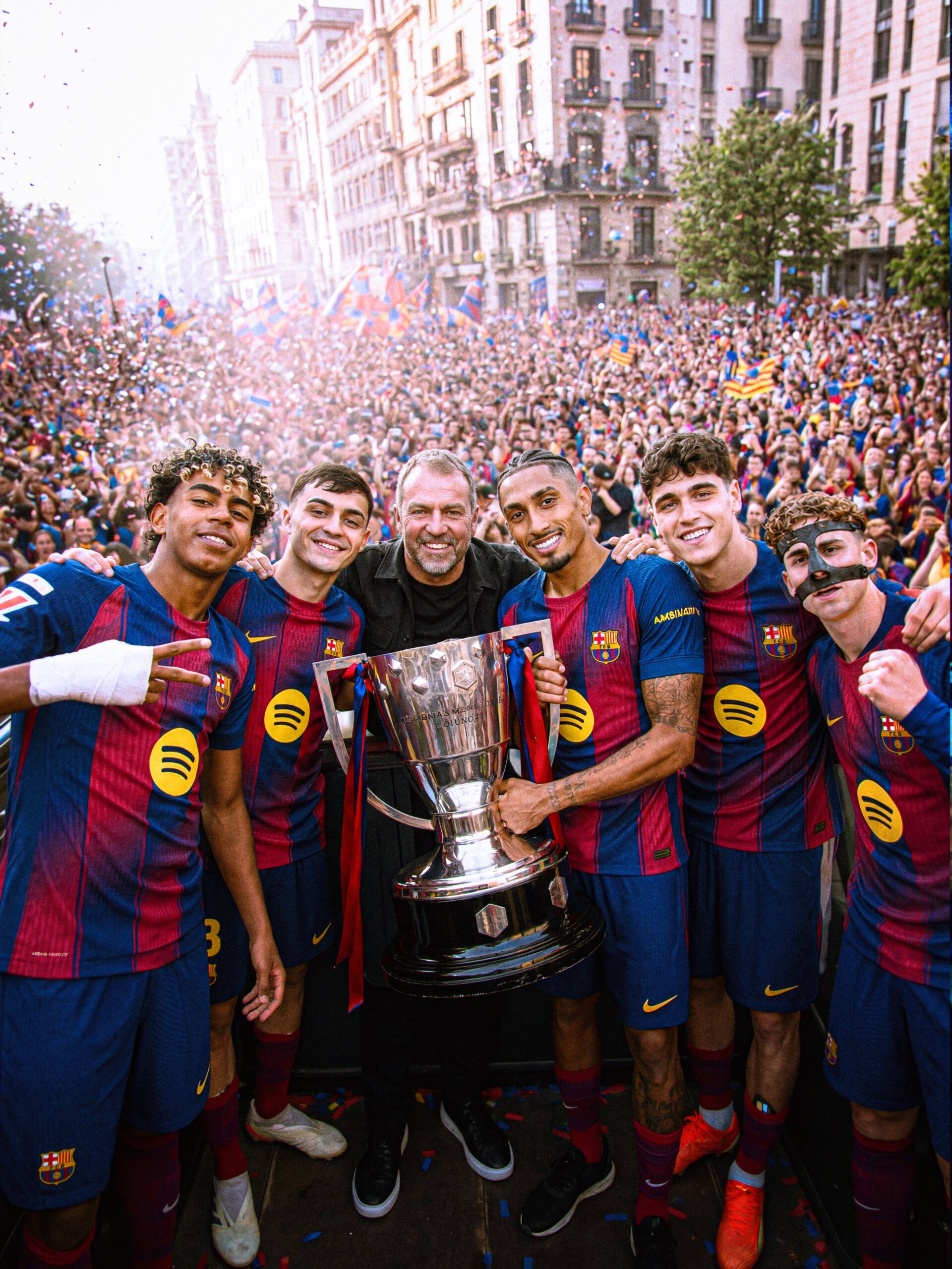 Barcelona have won 29 La Liga trophies
