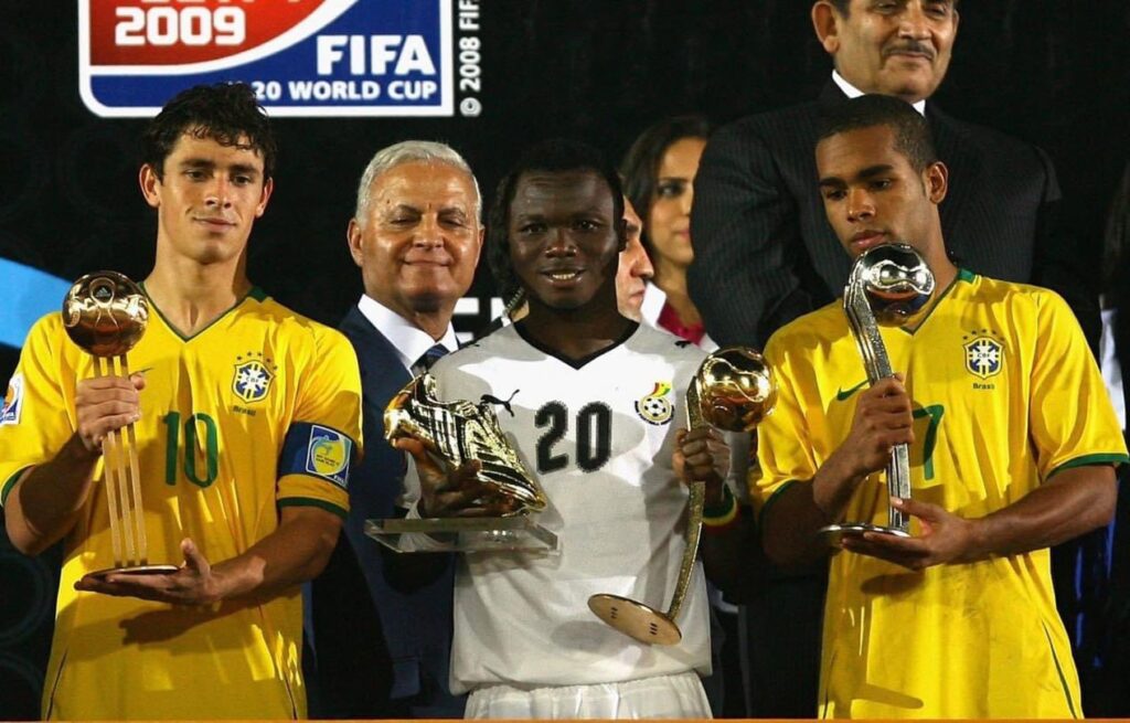 Dominic Adiyiah among the Ghanaian team, First African Nation to Win U20 World Cup