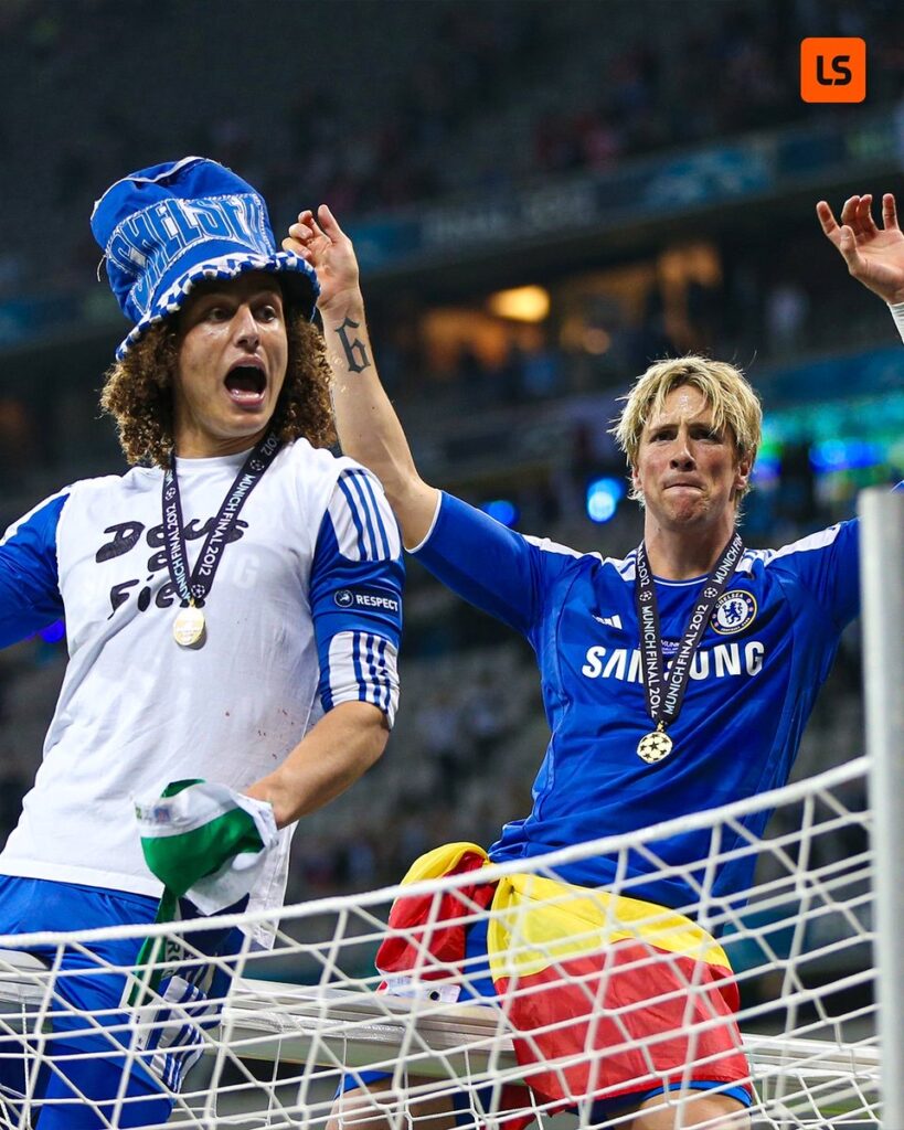 2012 Champions League winners Luis and Torres