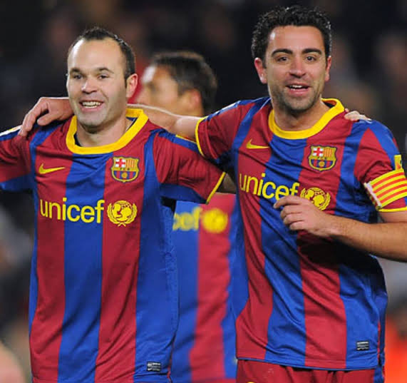 Barcelona great Xavi & Iniesta 