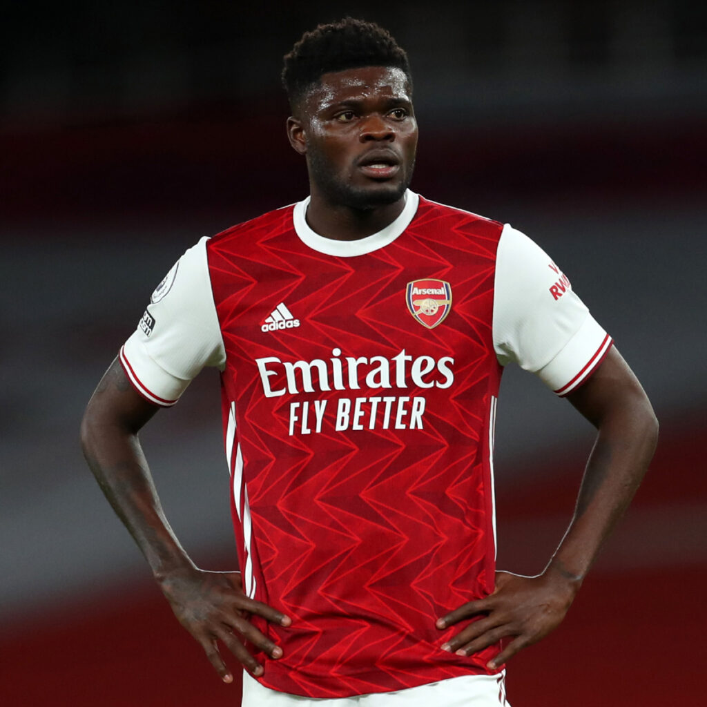 Thomas Partey left Arsenal in 2025