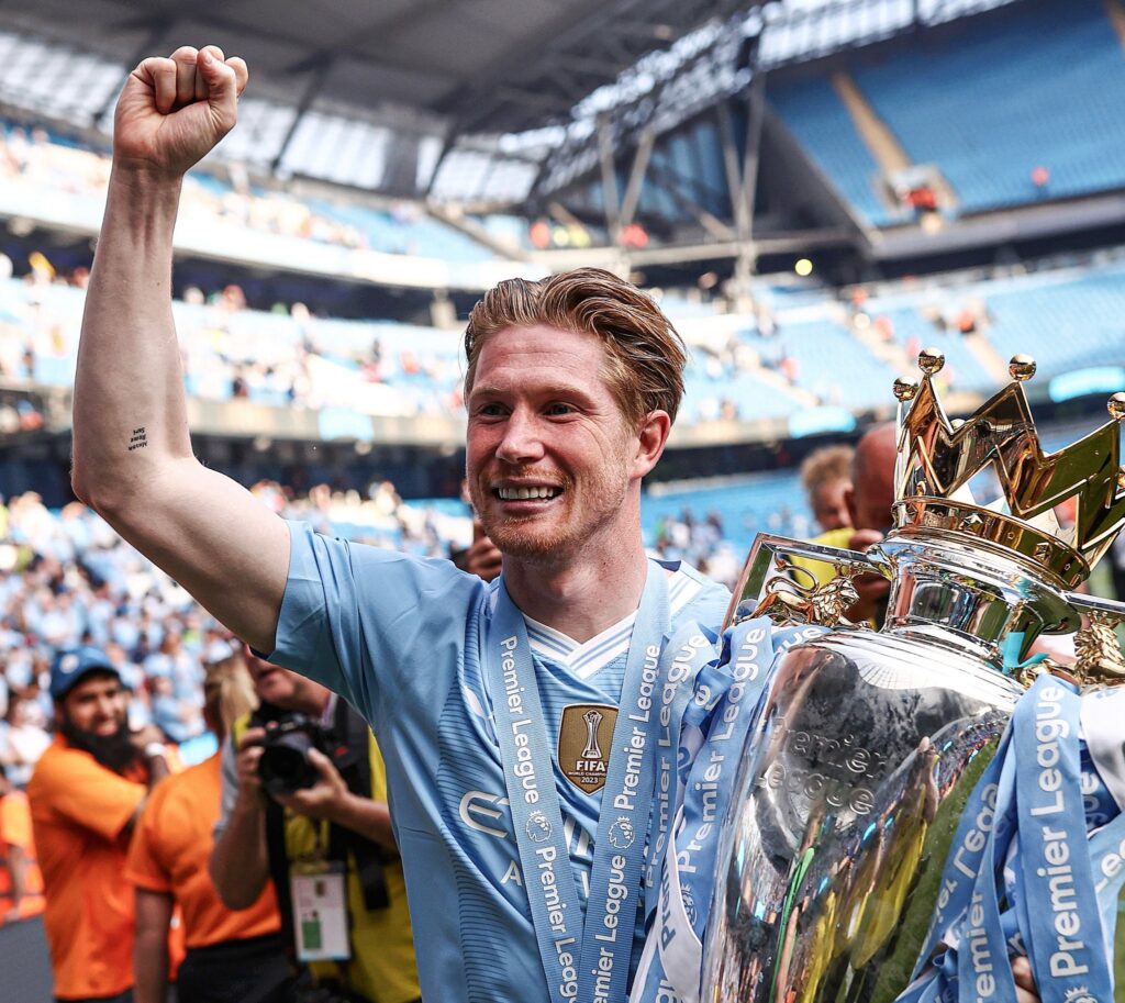 Man City Kevin De Bruyne has 20 assists in a single season