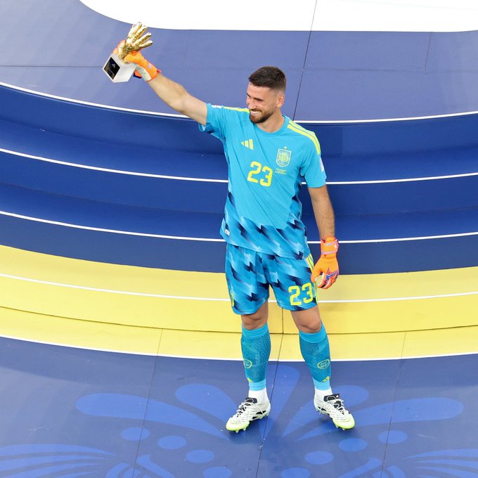 Unai Simón won the golden gloves at the 2026 world cup